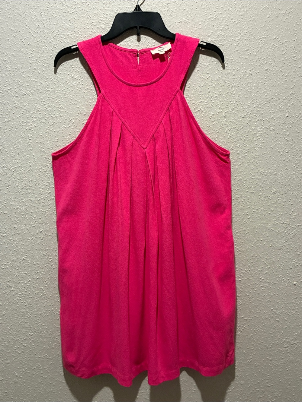 entro Hot Pink Sleeveless Mini Dress